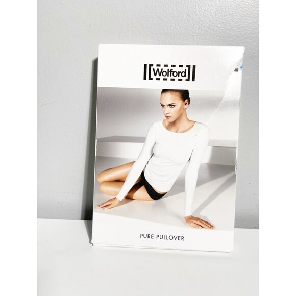 NWT Wolford Aurora Pure Pullover Black Size XS - Picture 2 of 7
